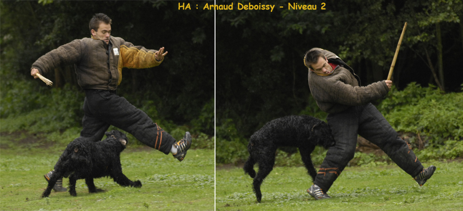 Buddy de la Velerie -Attaque de face sur Arnaud Deboissy - Lors du Bouvier day 2011